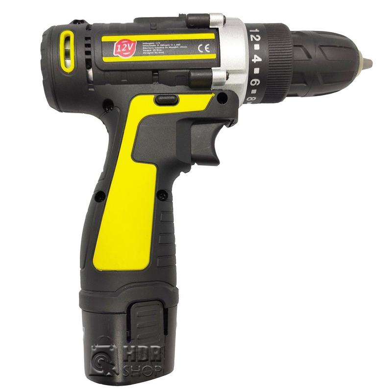 Parafusadeira e Furadeira Sem Fio 12v Recarregável Com Led